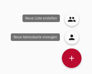 Neuer Adressbucheintrag