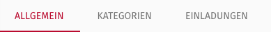 Sogo Allgemeine Einstellungen